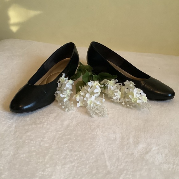 Hush Puppies Shoes - Leather Heels Black 8W